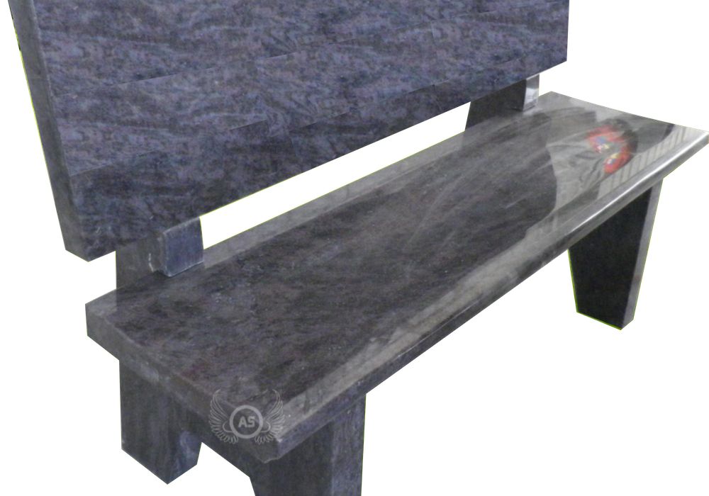 DF 32 Bahama Blue granite monument design